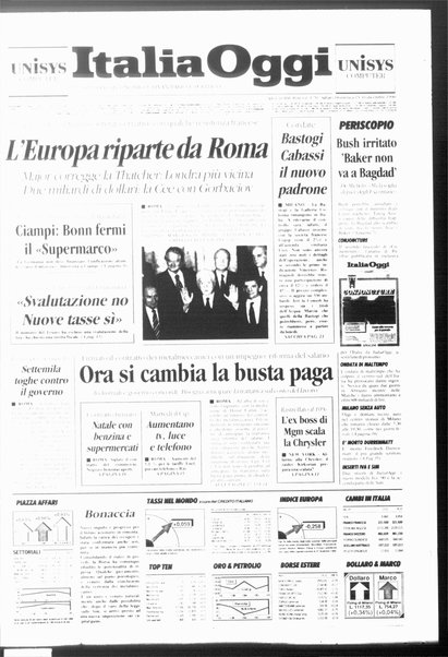 Italia oggi : quotidiano di economia finanza e politica